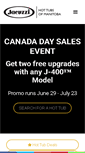 Mobile Screenshot of jacuzzimanitoba.ca